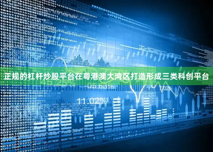 正规的杠杆炒股平台在粤港澳大湾区打造形成三类科创平台